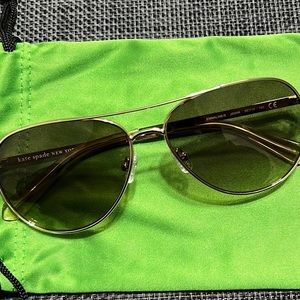 kate spade Aviator Emmaline Sunglasses